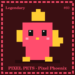 Pixel Phoenix card